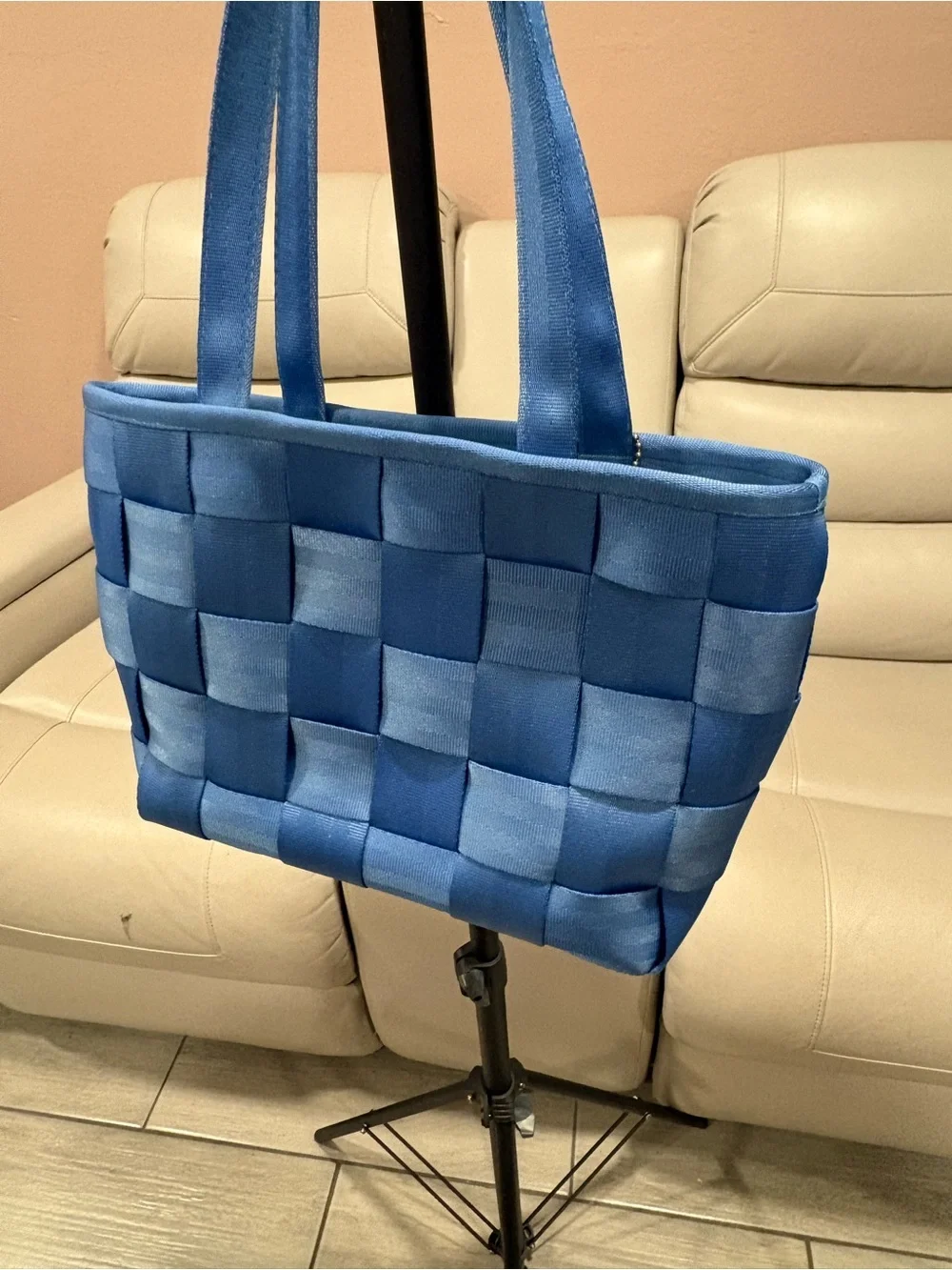NWOT Harvey's Original Seatbelt Bag Woven Medium Large Tote